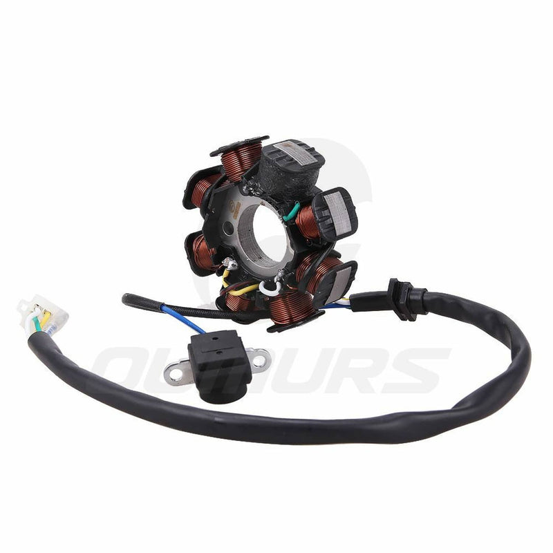 8 Pole Magneto Stator Coil for GY6 150cc 125cc 50cc Moped TAOTAO Scooter