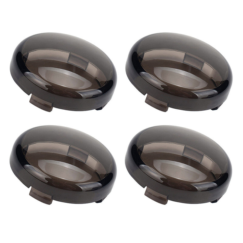 Smoked Turn Signal Lens Covers for Harley Touring Electra Road Glide 4pcs