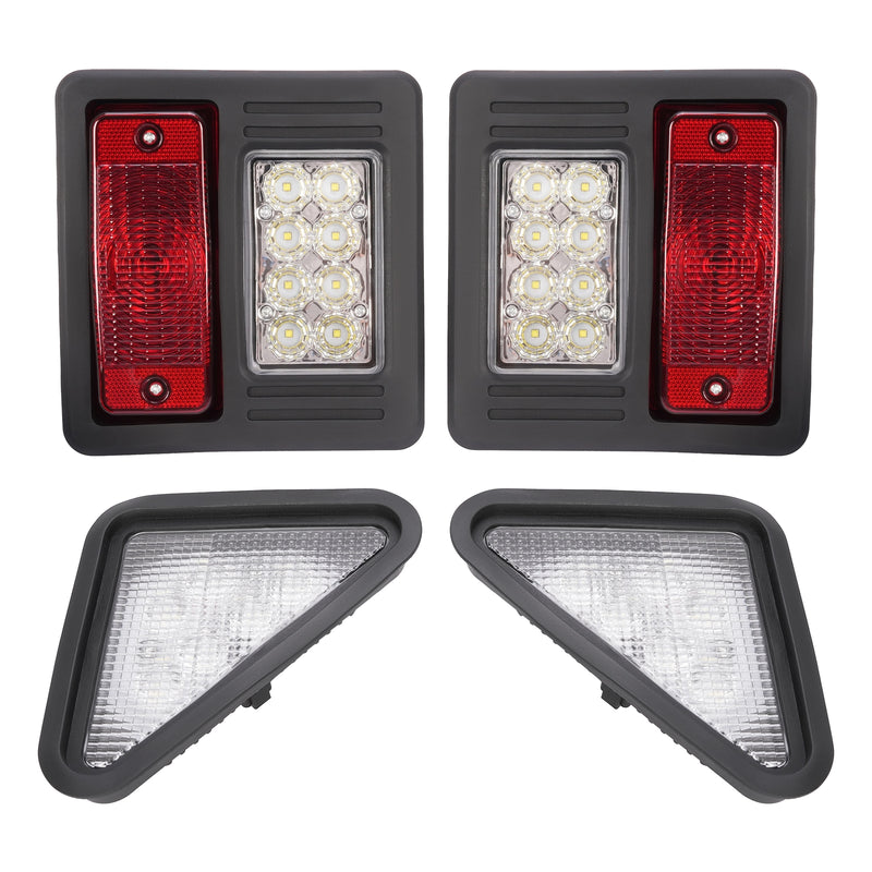 LED Headlight Tail Light Kit 4x for Bobcat Skid Steer Loader