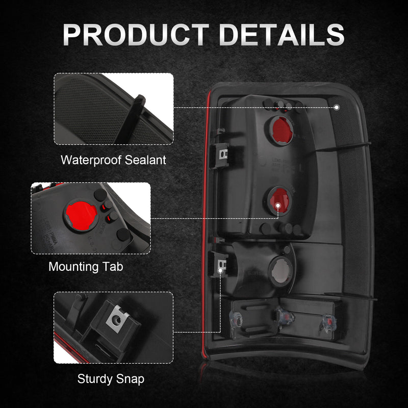 Red Tail Lights Brake Lamps for Chevy Suburban Tahoe GMC Yukon XL