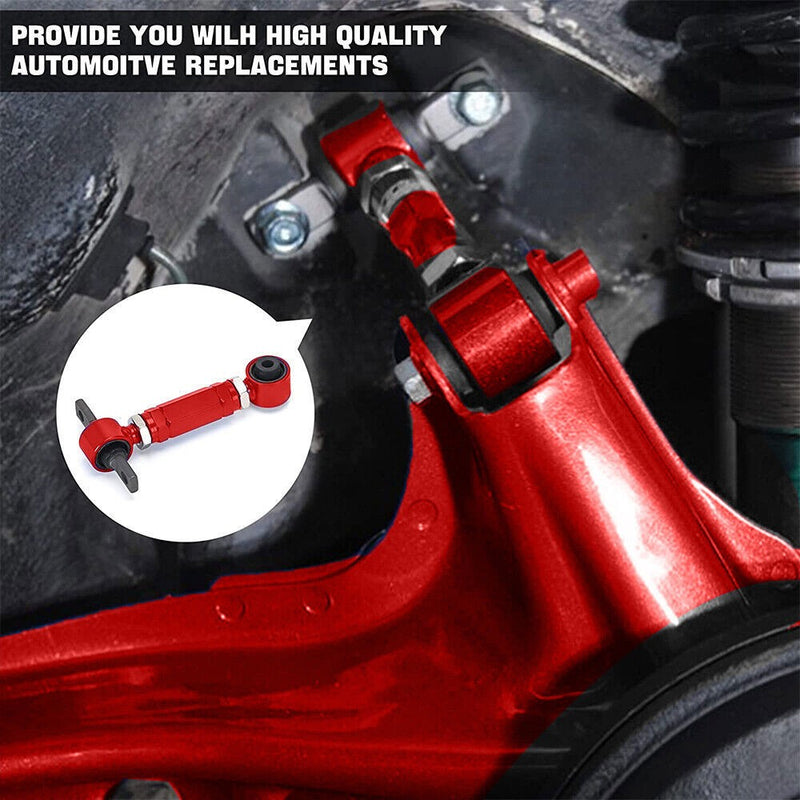 Front Upper Control Arms & Rear Camber Adjustable for 1996-00 Honda Civic EK