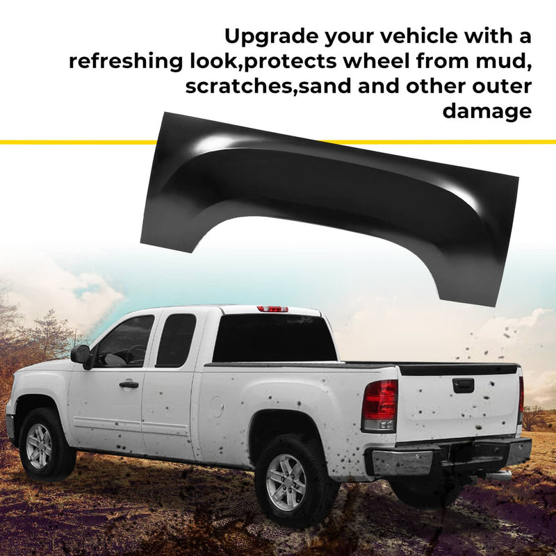 DURAFORCE Rear Driver Left Side Upper Wheel Arch Repair Panels for GMC Sierra 1500