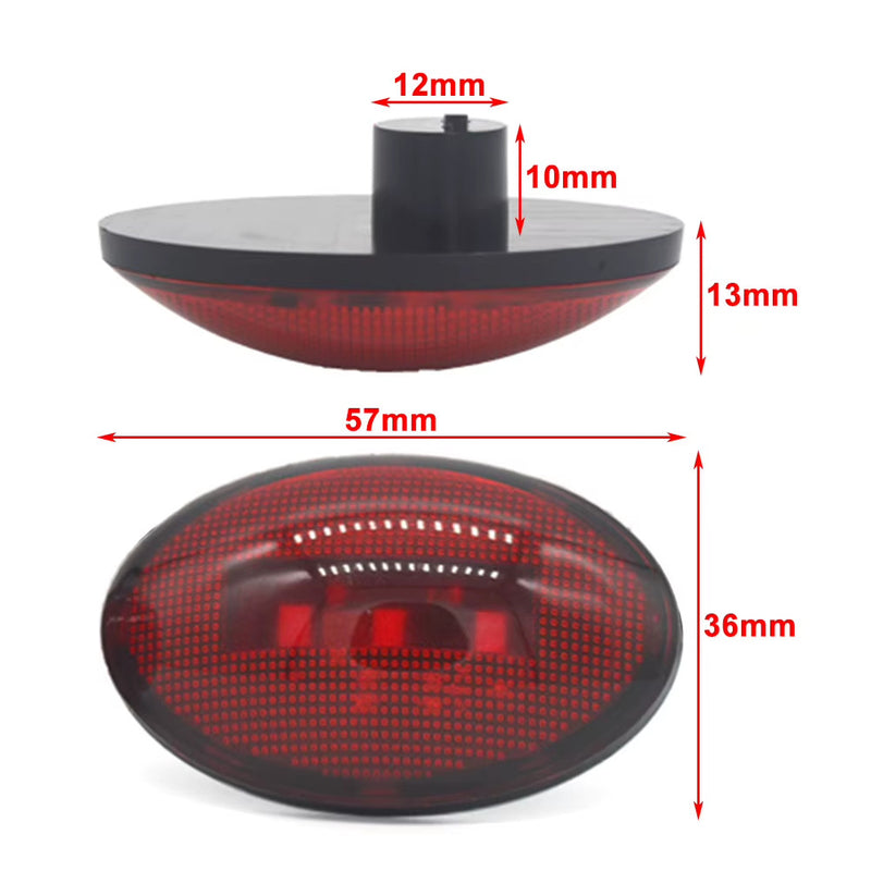 Amber Red Side Fender Marker Dually Bed LED Light for Ford F350 F450 1999-2010