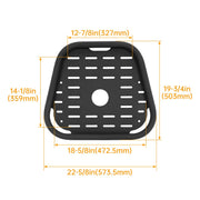 DURAFORCE Molle Spare Tire Mount Panel for Jeep Wrangler YJ TJ JK for Ford Bronco 87+