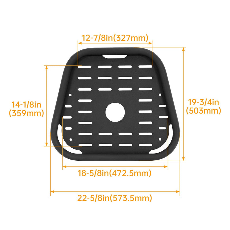 DURAFORCE Molle Spare Tire Mount Panel for Jeep Wrangler YJ TJ JK for Ford Bronco 87+