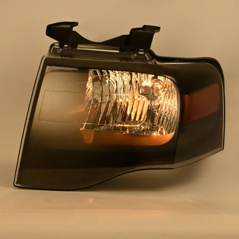 DURAFORCE 7L1Z13008DB Headlight Left With Bulbs for Ford Expedition 2007-2014
