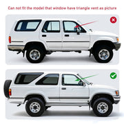 DURAFORCE Door Window Glass Front Passenger Right RH for Toyota 1989-1995 Pickup