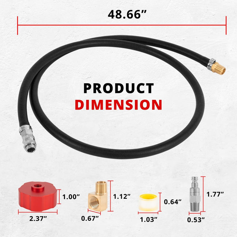 HND1.2CS Single Fuel System Clam Kit Fit for Honda EU1000i & EU2000i Generator