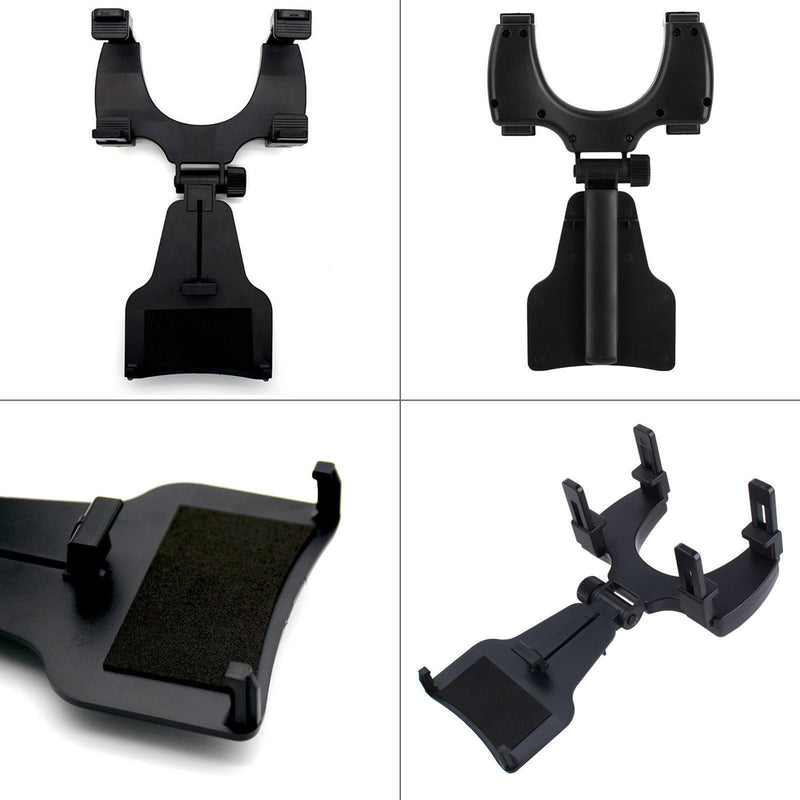 Rearview Mirror Mount Stand Holder Cradle for Cell Phone GPS Universal Car