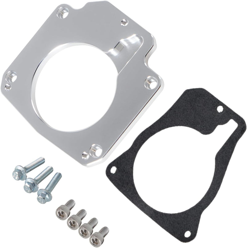 4 Bolt Intake to 3 Bolt Billet Throttle Body Adapter for LS2 LH6 L92 L76 LY2 LY5