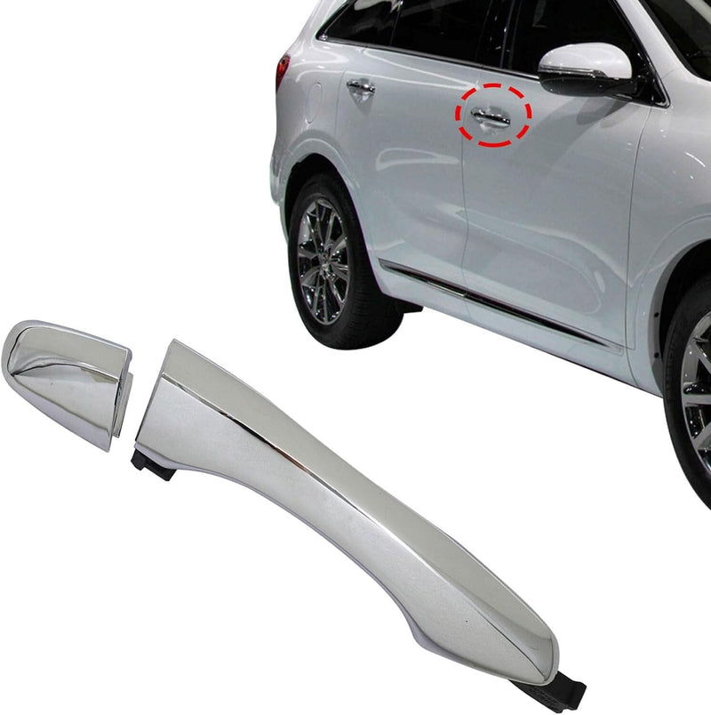 Outside Door Handle RH Rear 82661-C5010 83662-C5010 for Kia 16-20 Sorento Chrome