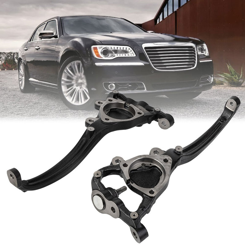 Front Steering Knuckle Pair for 2012-21 Chrysler 300 Challenger Charger