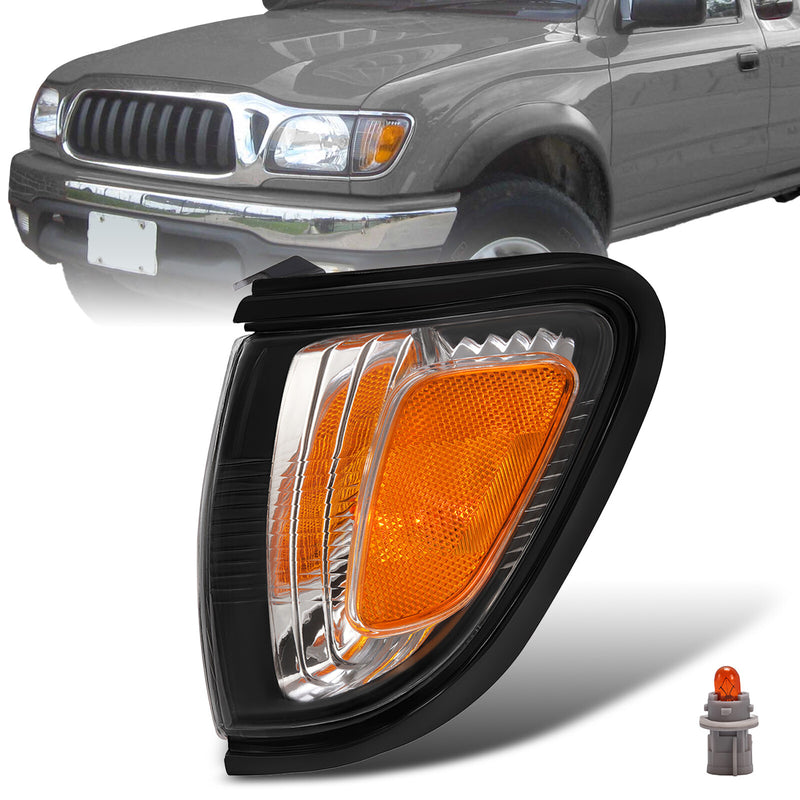 Corner Light Assembly with Black Trim for Toyota Tacoma 2001-2004 Left Side