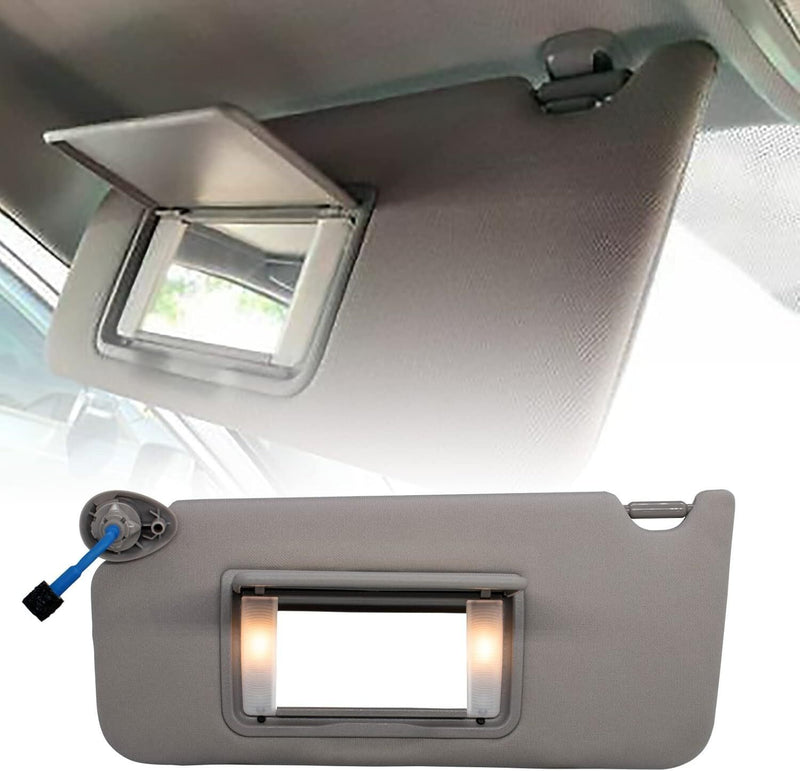 2Pcs Sun Visor with LED Light Mirror for Honda Accord 2008-2017 83280-TA5-A51ZA