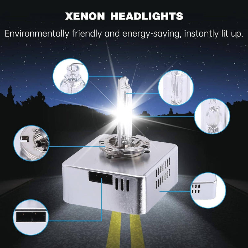 D5S Xenon HID Headlight Bulb for Chevrolet Silverado GMC Sierra Terrain 2pc