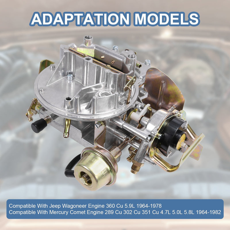2150 Carburetor 2 Barrel for Ford 400 302 351 Cu Jeep Engine Carb 2100 Two