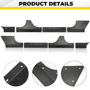 DURAFORCE Body Armor Cladding Guard Set for Jeep Wrangler JK JKU 4 Door 2007-2018