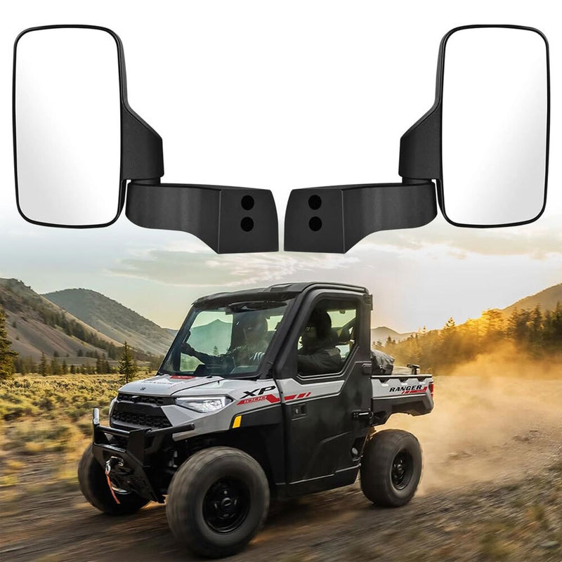 For Polaris Ranger XP 1000 Northstar 2889241 Side View Mirrors Hard Door Mount