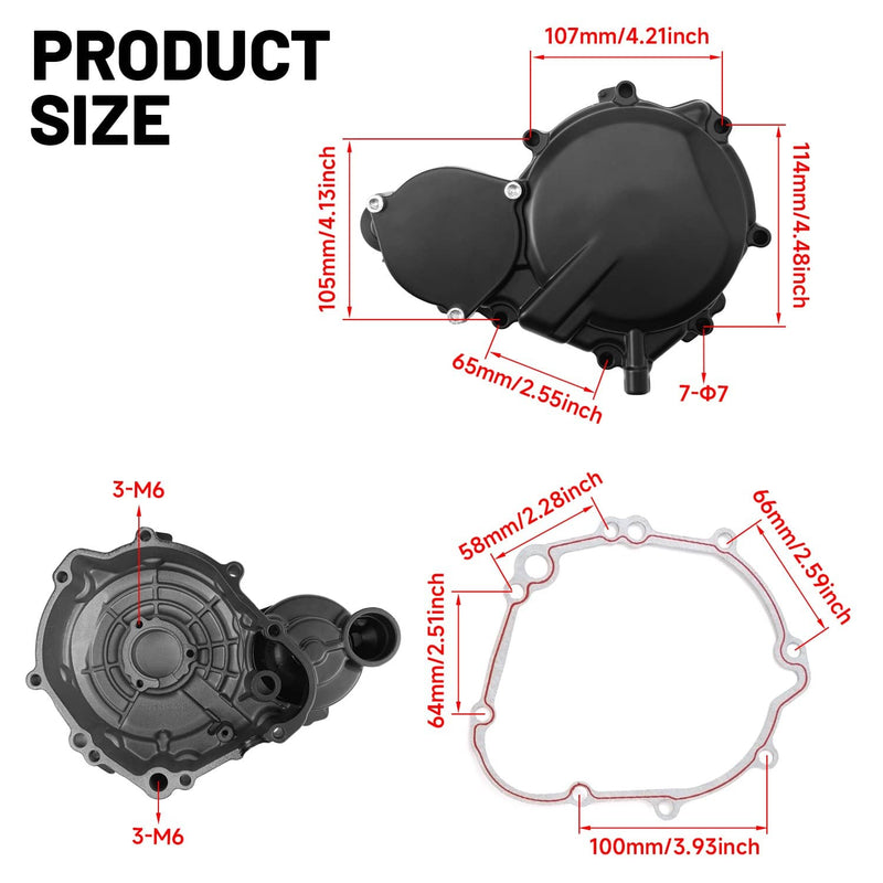 Stator Cover Crankcase for Suzuki GSXR600 GSXR750 2006-2025 Left Side Engine