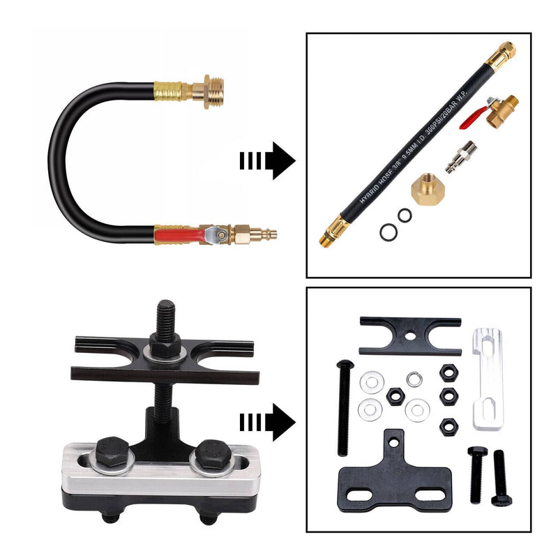 LS Engine Valve Spring Compressor Tool & Air Holding Hose for GM LS1 LS3 LS2 LS6