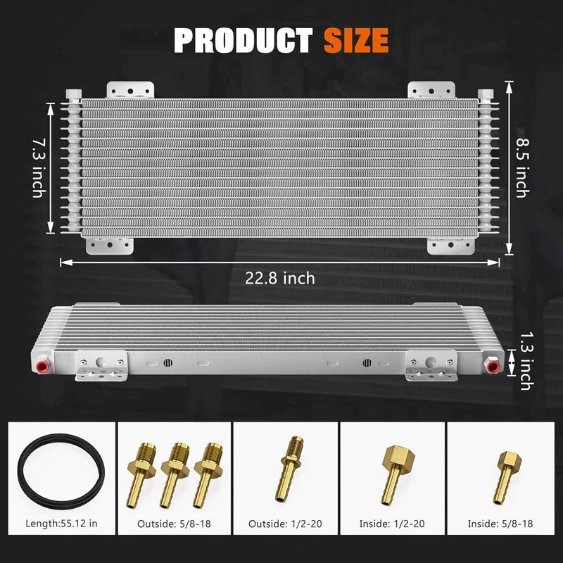 LPD47391 for Tru-Cool 40,000 40k GVW Transmission Oil Cooler Low-Pressure Drop