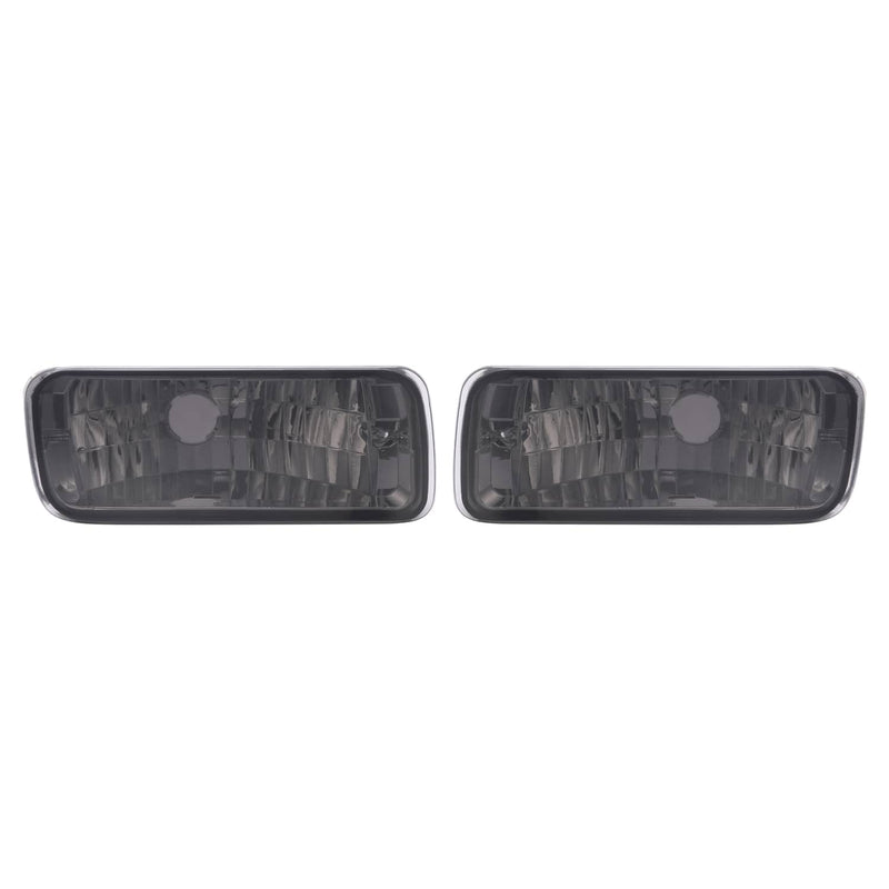 DURAFORCE Smoke Lens Bumper Turn Signal Light Assembly for Chevy Camaro 1985-1992