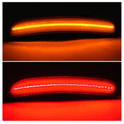 DURAFORCE Smoke LED Front/Rear Side Marker Lights for Chrysler 300C 300S 2015-2023