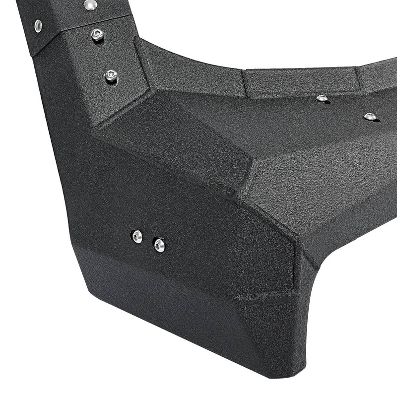 DURAFORCE Steel Armor Windshield Frame Cover Visor Cowl w/LED for Jeep Wrangler JK 2007-18