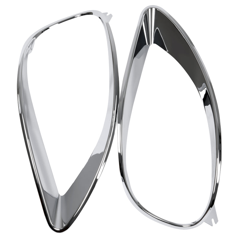 Chrome Headlight Bezel Trim Left & Right for Freightliner Columbia 2001-2017