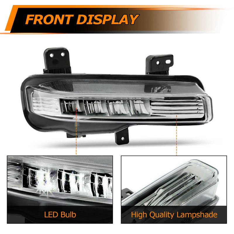 DURAFORCE LED Right Passenger Side Fog Light Lamp for Ford Explorer 2020-2022 2023