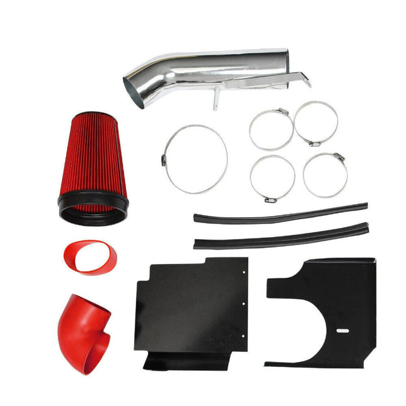 DURAFORCE 4" Cold Air Intake System Kit Heat Shield for GMC Chevy V8 4.8L 5.3L 6.0L