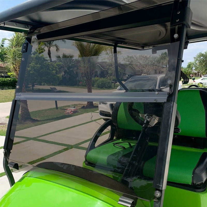 Tinted Folding Windshield Windscreen for Club Car Precedent 2004-UP