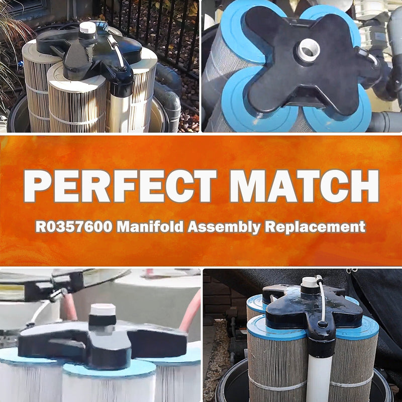 R0357600 Cartridge Filter Manifold for Jandy CV and CL Series Replacement