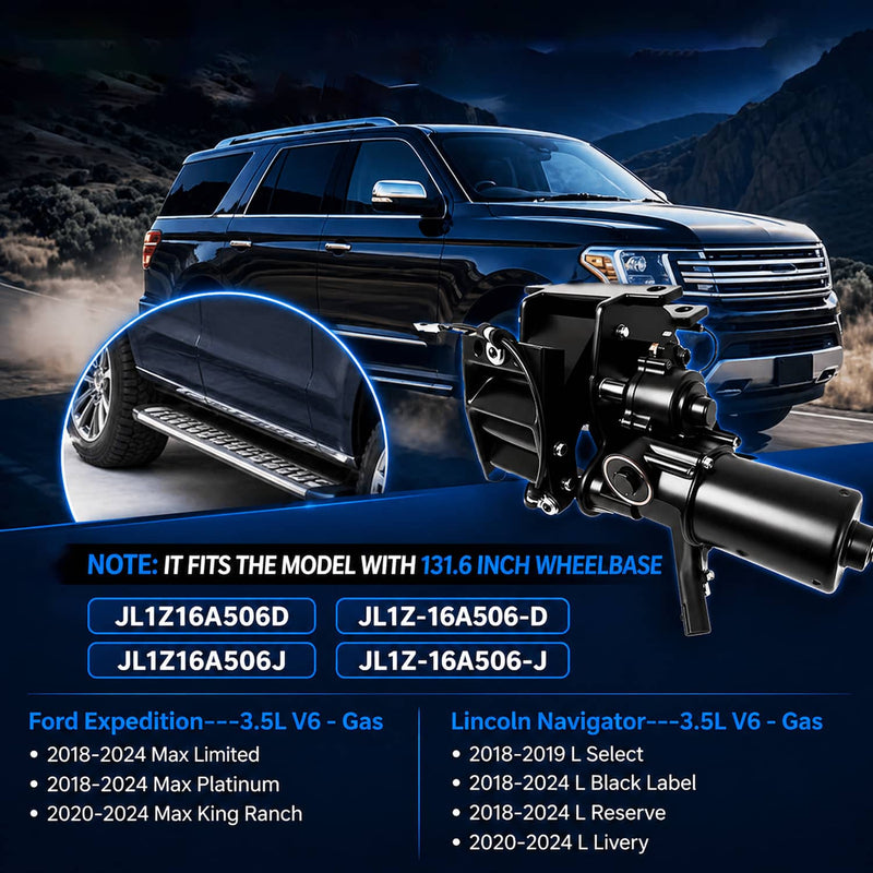 Left & Right Power Running Board Motor for Ford Expedition 2018-2024 2Pcs