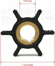 DURAFORCE Water Pump Impeller Repair Kit for Johnson Evinrude Fits 4HP 4.5HP 6HP 8HP