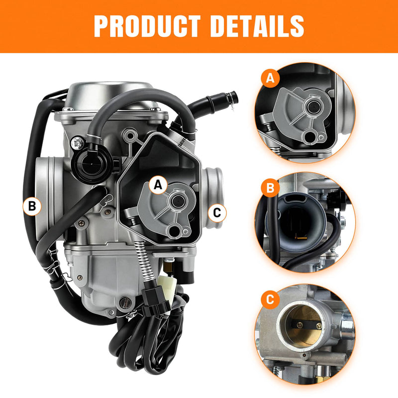 16100-HN0-A00 Carburetor Kit for Honda Rancher 350 TRX350 FE FM TE TM 00-06