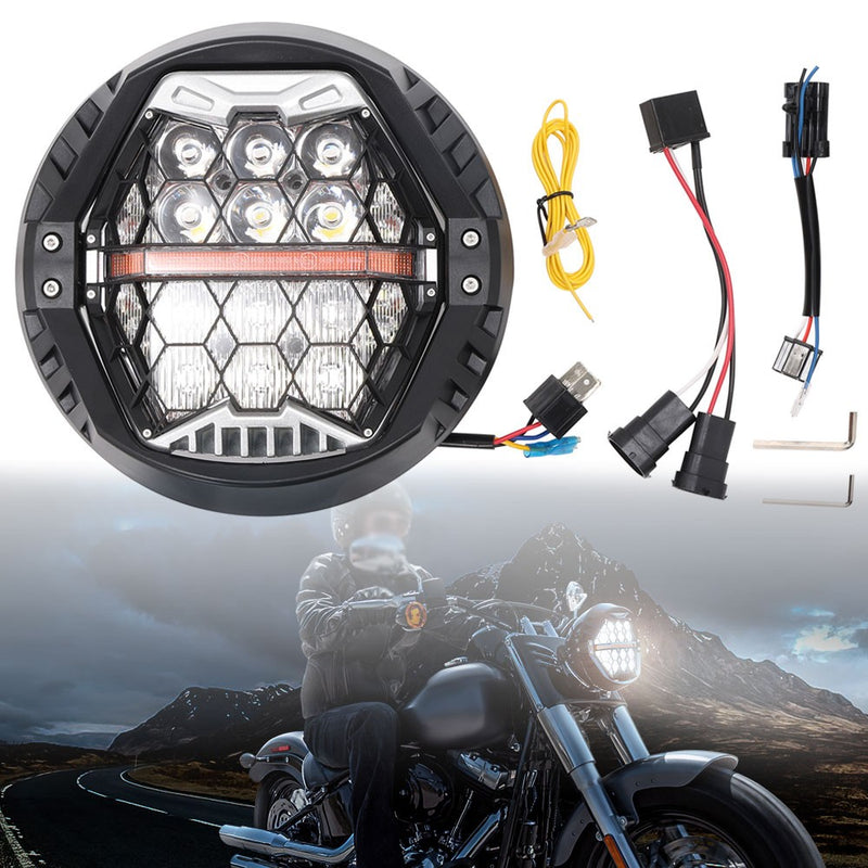 120W 7'' LED Headlight for Street Glide FLHX CVO FLHXSE 2014-2024 Motorcycle