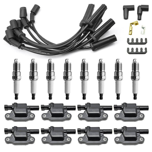 DURAFORCE UF413 Ignition Coils 41-962 Spark Plugs with Wires for Chevy 8 Pack