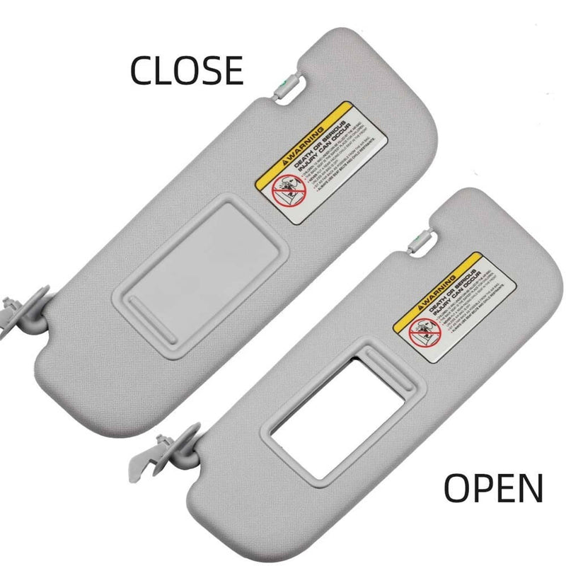 Driver Passenger Side Sun Visor Set 1 Pair for 2012-2015 Hyundai Veloster