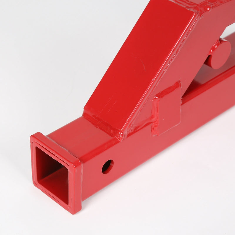 Red Trailer Hitch 2" Ball Mount Receiver Clamp for Deere Bobcat Tractor