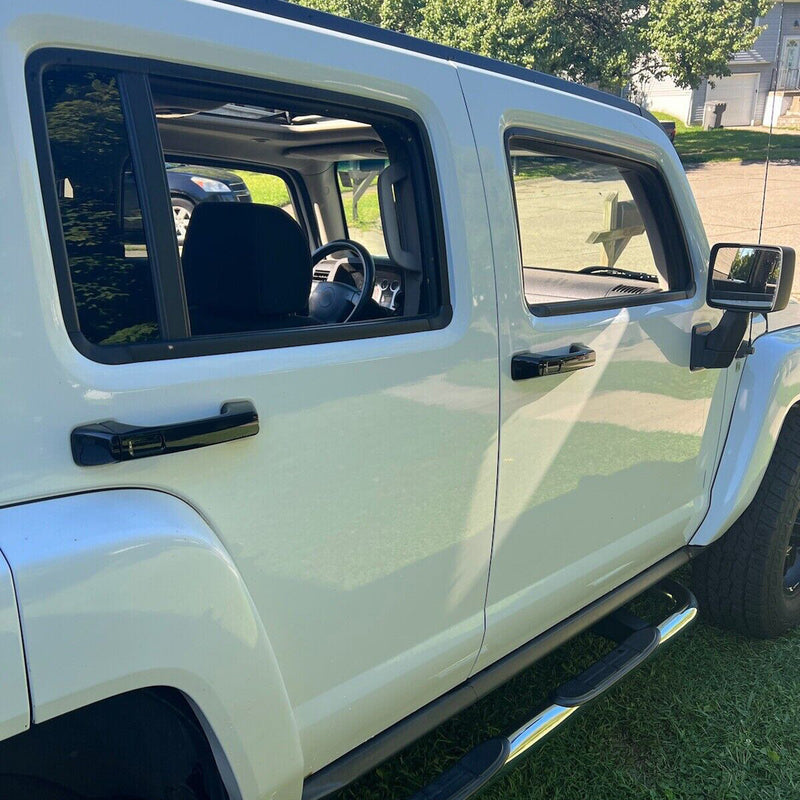 25832250 Gloss Black Exterior Door Handles for Hummer H3 2006-2010 4 Pieces