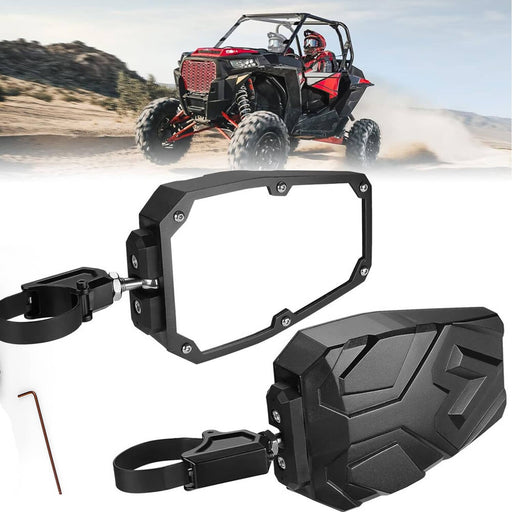 DURAFORCE UTV Side Mirrors for Kawasaki Teryx Yamaha YXZ Honda Pioneer Rhino 1.5"-2" Roll