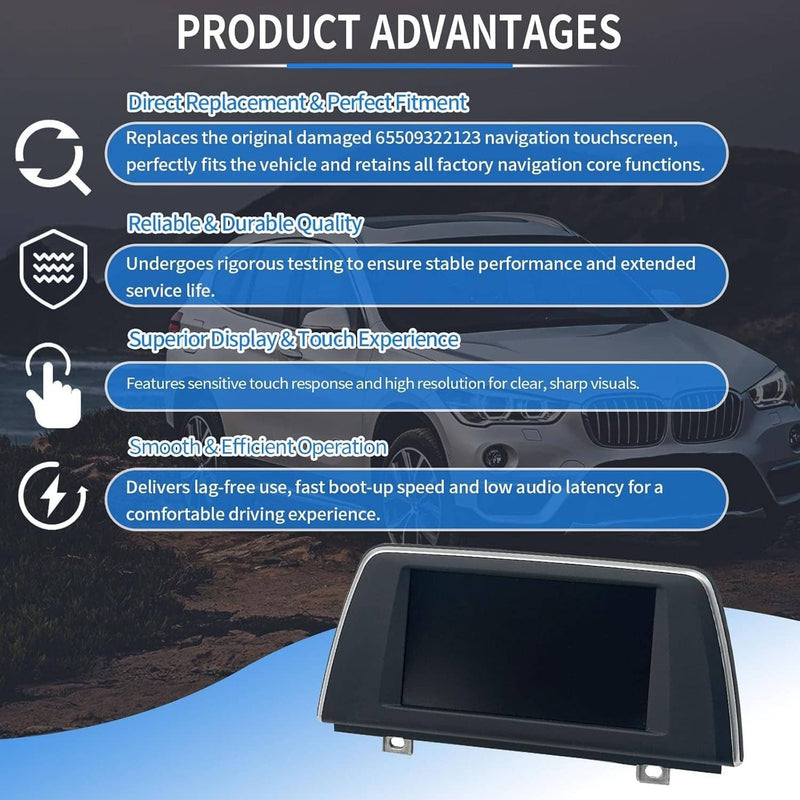 6.5" Information GPS Dash Display Screen for 2016-2018 BMW X1 X2 F48 932212