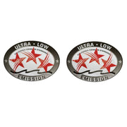 DURAFORCE Ultra Low Emission 3 Star Decals Stickers for SeaDoo for Yamaha for Honda 2PCS