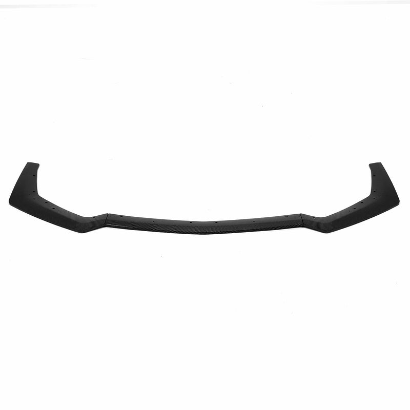 Carbon Fiber Color GT Style Front Splitter Spoiler Lip for Ford Mustang 2018-23