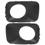 DURAFORCE Fog Light Trim Cover for Honda Pilot 2009 2010 2011 Black Driver & Passenger