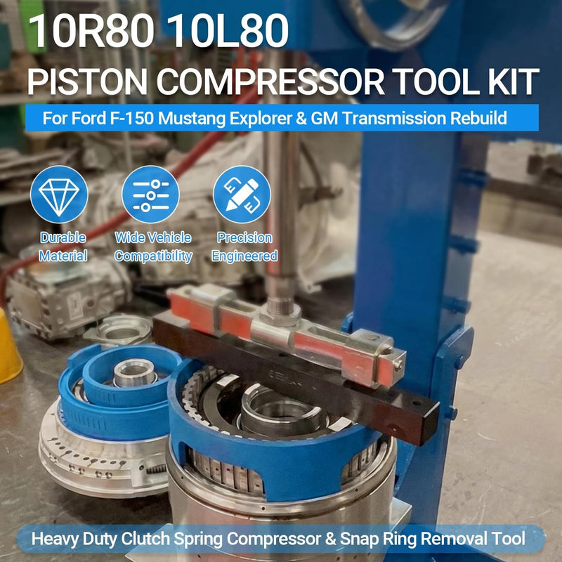 10R80 10L80 Piston Compressor Tool Kit for Ford F-150 Mustang Explorer and for G