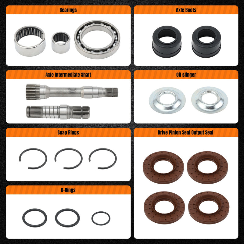 Front Differential Axle Intermediate Shaft Kit for Ram 1500 3.0L 3.6L V6