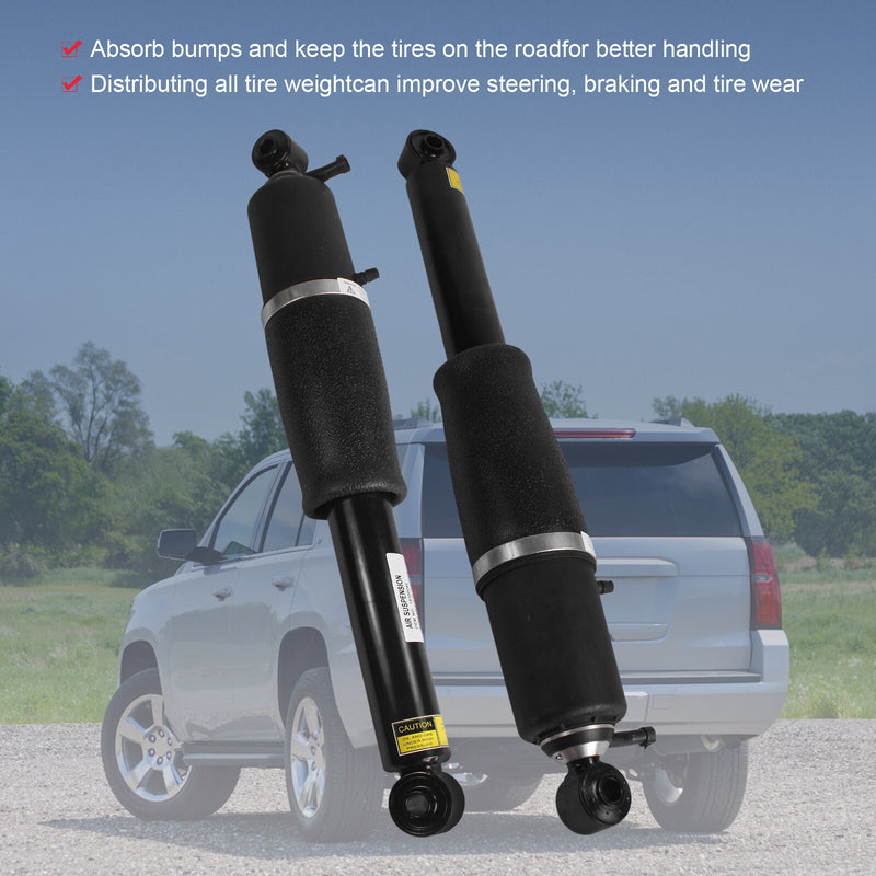 Air Shocks Struts & Compressor Fit for Cadillac Escalade Suburban Yukon Front Re