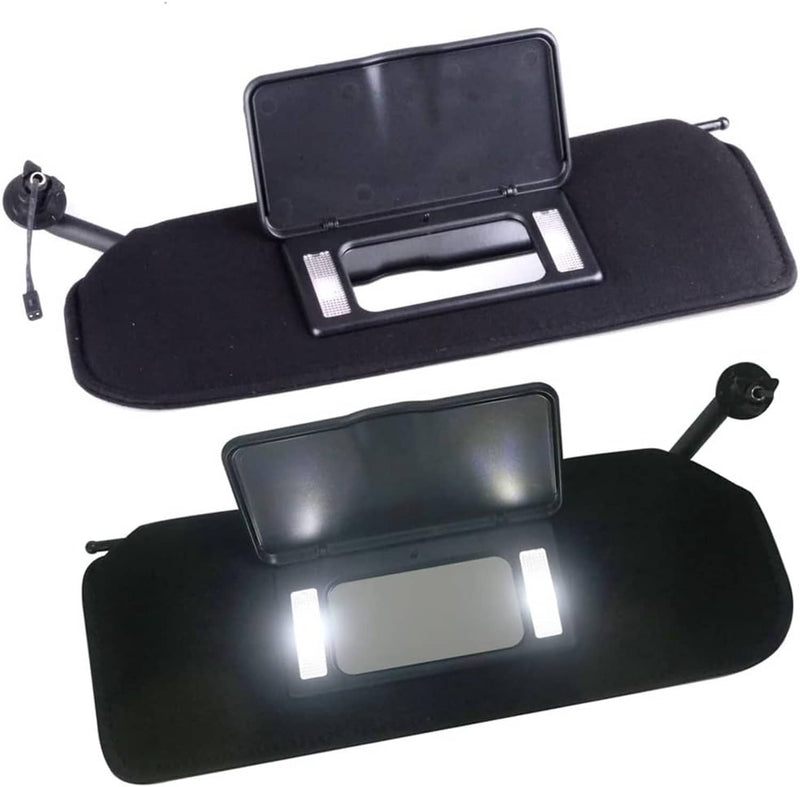 Updated Sun Visors Sun Shades with Bright LED Light for 1997-2004 Corvette C5 Pa
